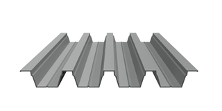 Профлист Н-75 750/800 мм х 0,7 мм (оцинкованный)