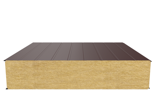 Стеновая сэндвич-панель (минеральная вата) 300 мм х 1190 мм (Накатка)