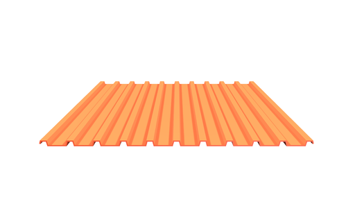 Профлист С-18 1000/1023 мм х 0,4 мм (цветной)