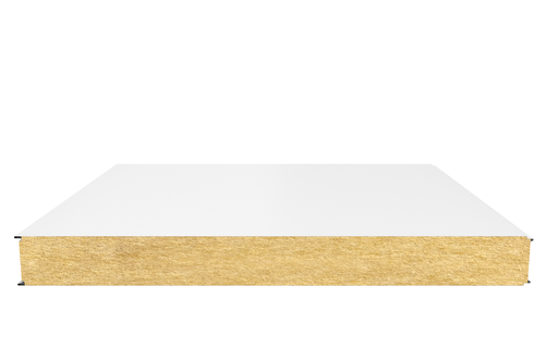 Стеновая сэндвич-панель (минеральная вата) 120 мм х 1190 мм (Гладкая)