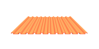 Профлист С-18 1000/1023 мм х 0,7 мм (цветной)